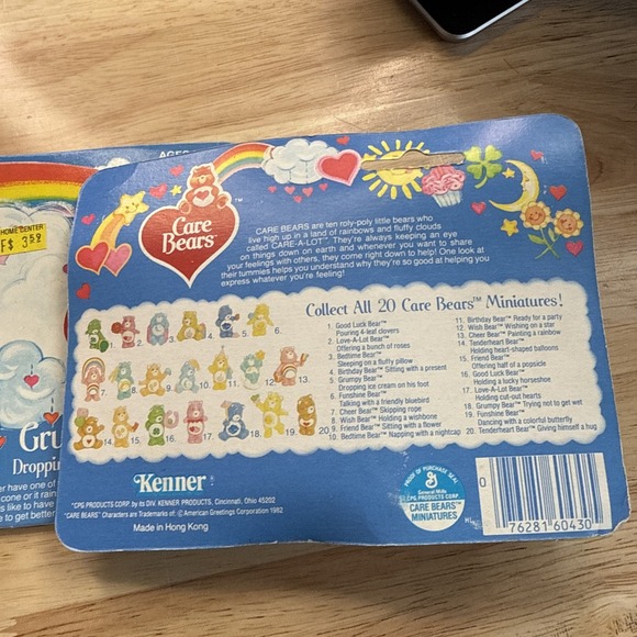 Vintage Kenner Grumpy And friend Care Bears & Dig 4 Treasure-lot2 - Picture 3 of 6